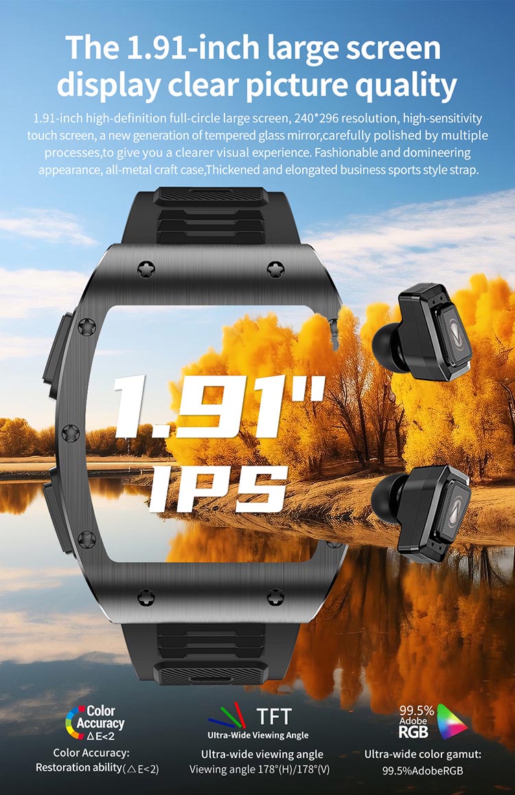 JM09 watch with earbuds ,Smartwatch with Earbuds ,TWS Smart Watch ,JM09 smart watch with earphone ，earphone smart watch ,smart watch earbuds 2 in 1 ,smartwatch with earbuds ,JM09 watch earphone ,JM09 smart watch